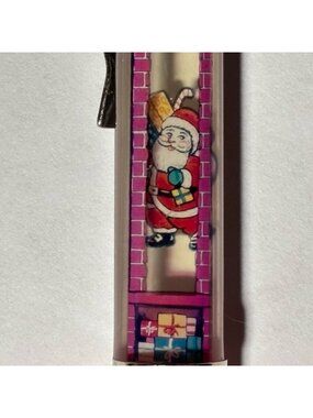 Twas the Night Before Christmas Floaty Pen Santa Slides Down Chimney with Toys